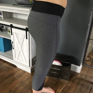 Grey and black leggings size small